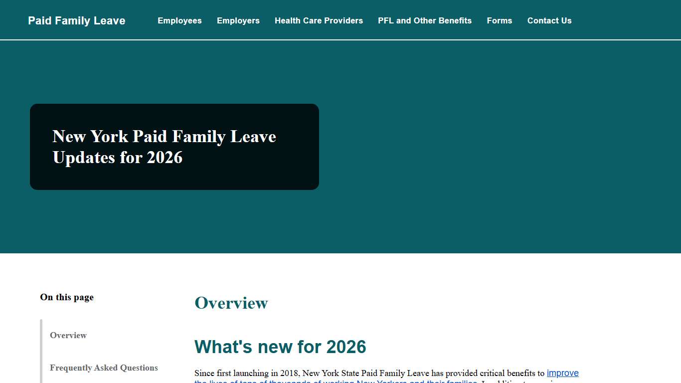 New York Paid Family Leave Updates for 2026 | Paid Family Leave